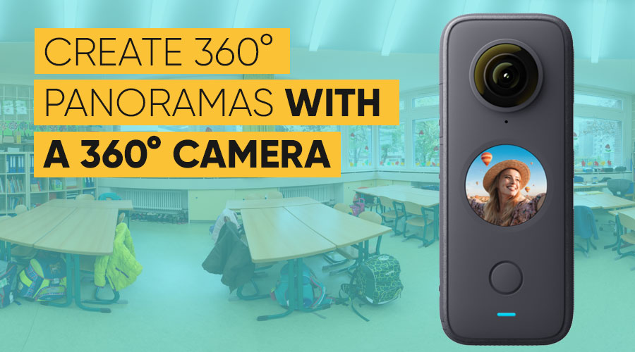 create 360 degree panoramas with 360 degree camera