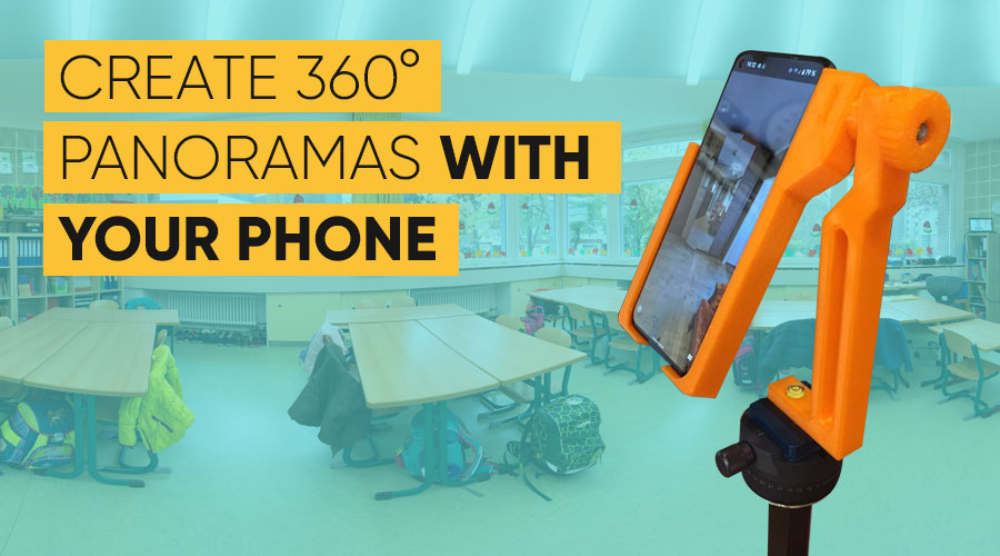 create 360 degree panoramas with your own smart phone