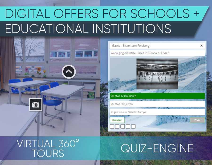 Digitale Angebote für Bildungseinrichtungen 