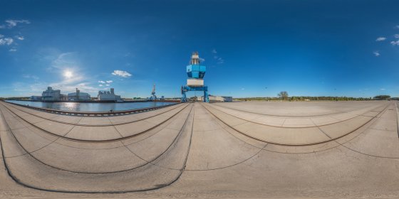 Play 'VR 360° - Industriegebiet Hafen Schwedt/Oder