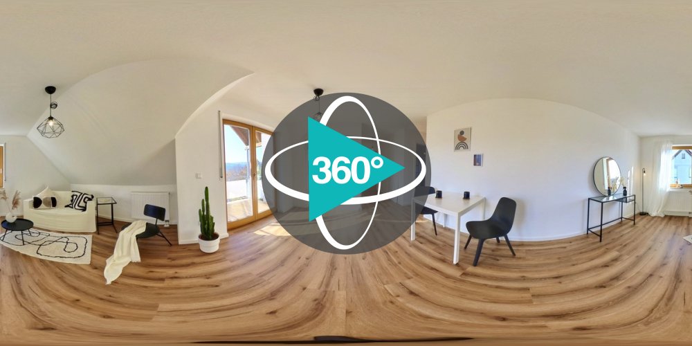 360° - Traumhafte 3 Zi Wohnung mit Einbauküche und Stellplatz